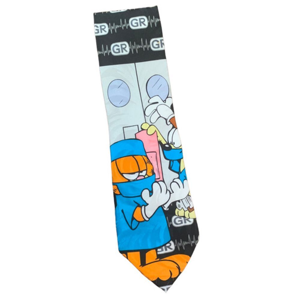 Garfield Surgeon Medical Humor Tie by Paws Addiction | GR Hospital Novelty Tie